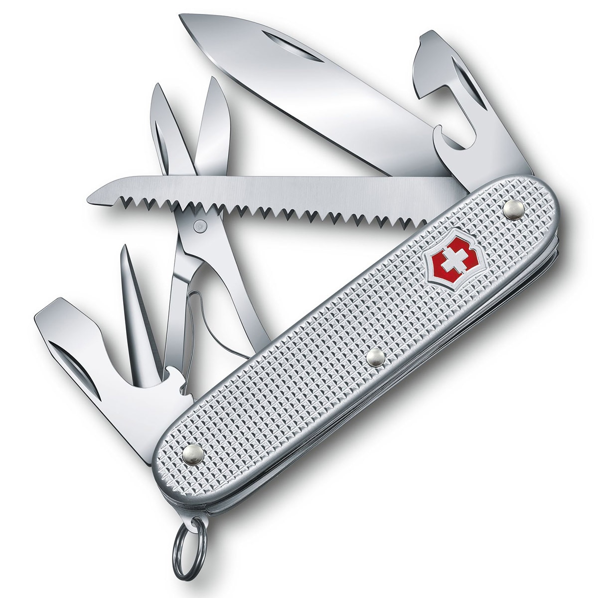 Victorinox Farmer X Pocket Knife Alox Silver