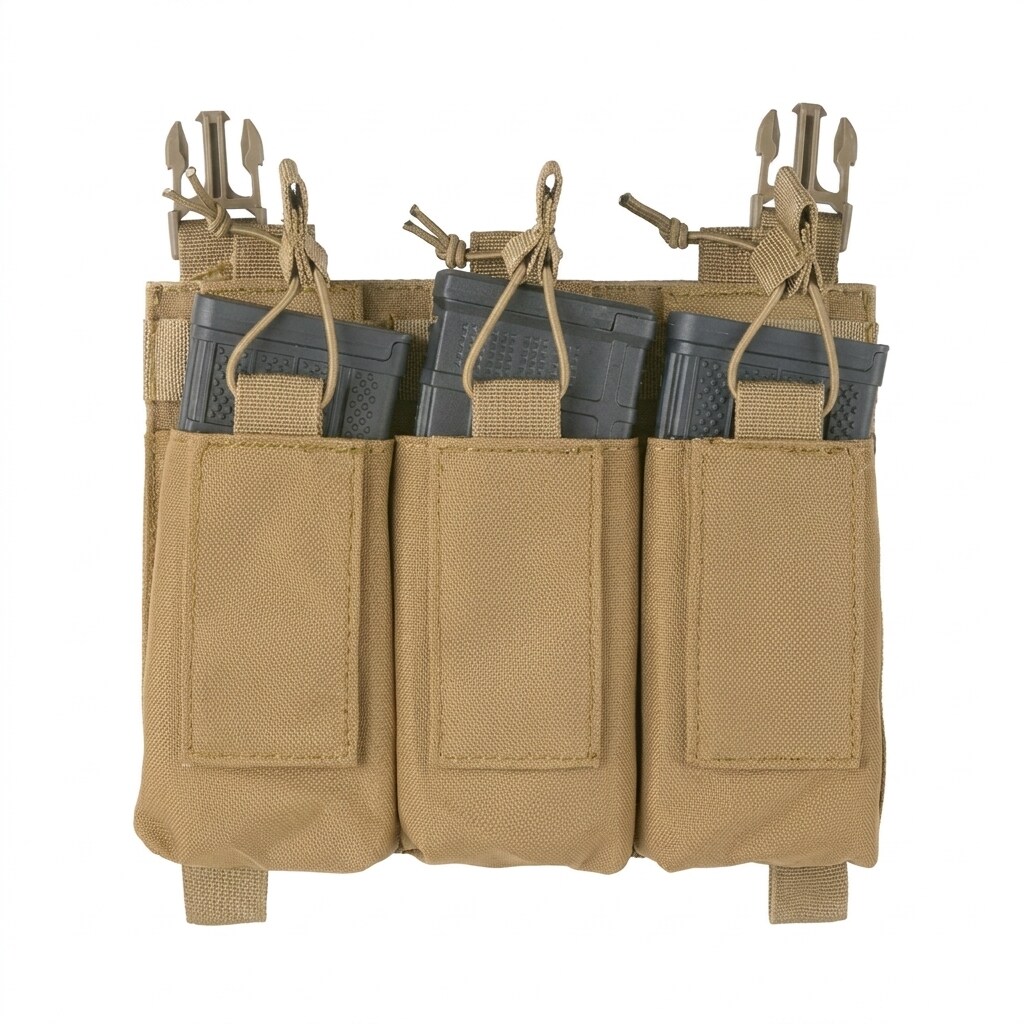 8Fields Triple pouch for M4 / M16 magazines - coyote