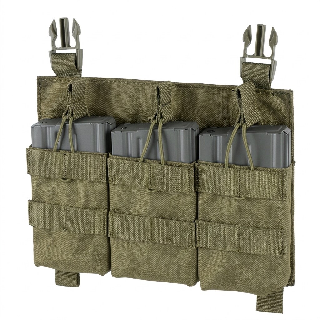 8Fields Triple pouch for SR25/M14/SCARH magazines - olive