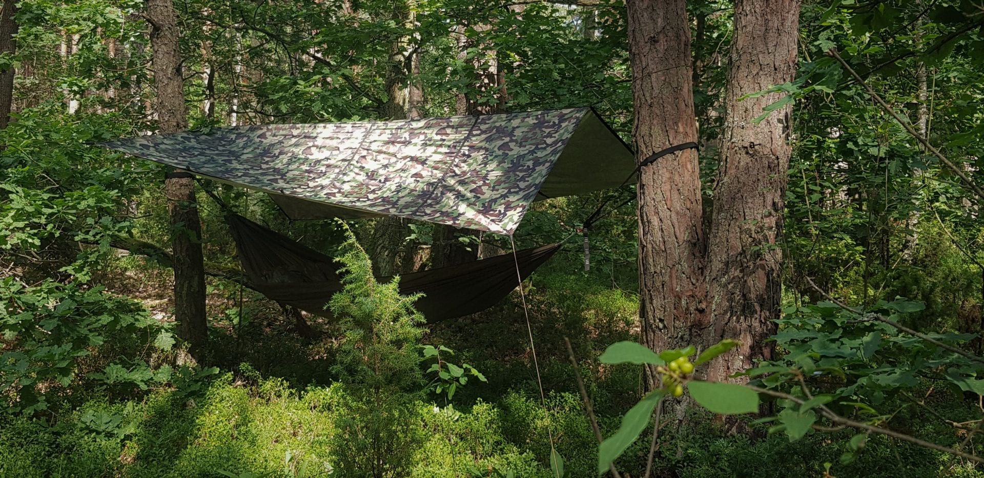 Bushmen Thermo Tarp with an insulating layer 2x3 Camo