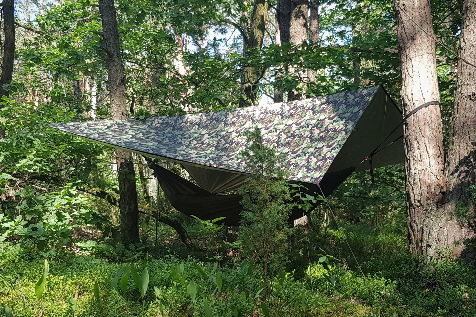 Bushmen Thermo Tarp with an insulating layer 3x3 Camo