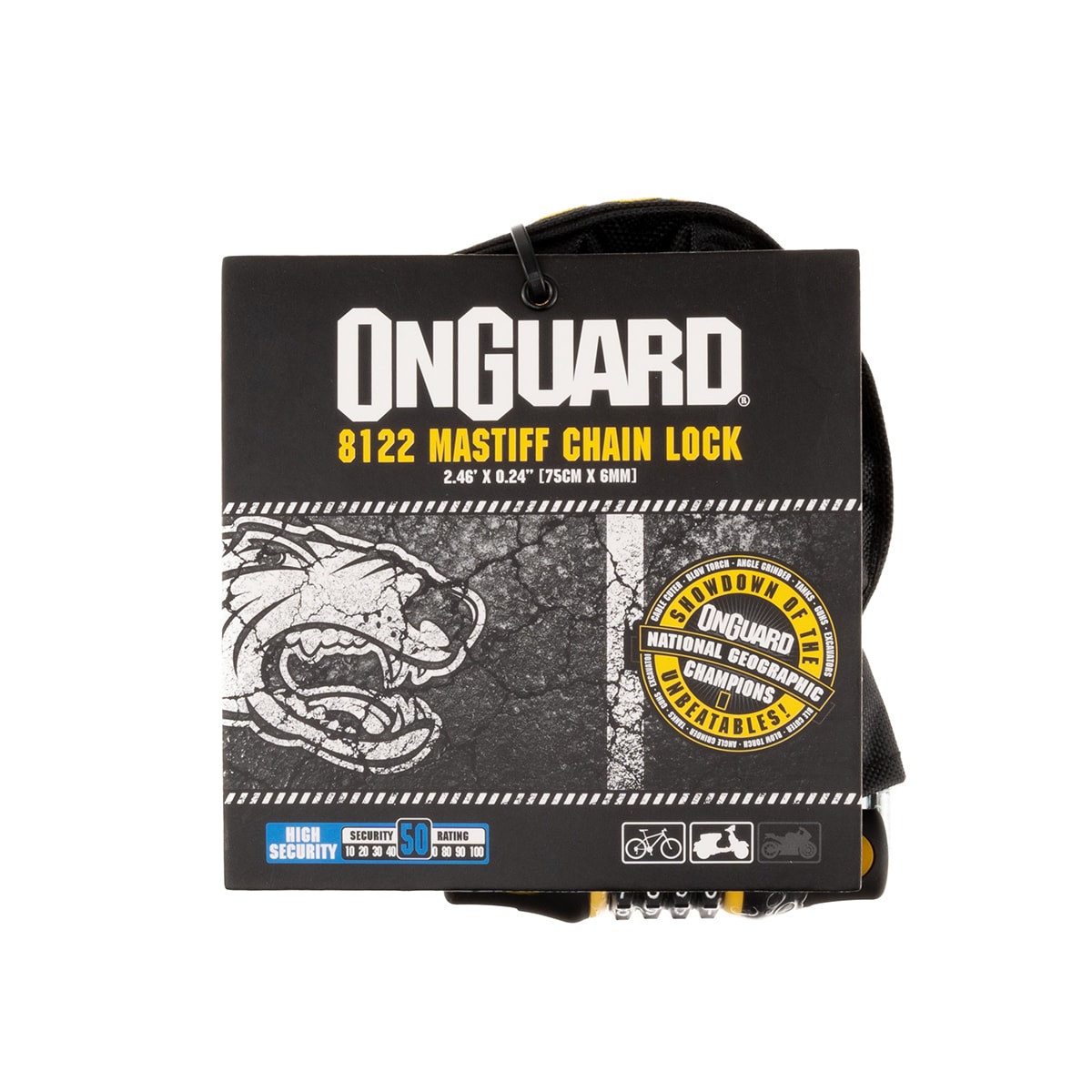 OnGuard Mastiff Bike Chain 75cm