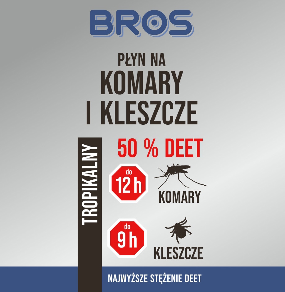 Bros DEET 50% Mosquito and Tick Repellent Liquid 130 ml