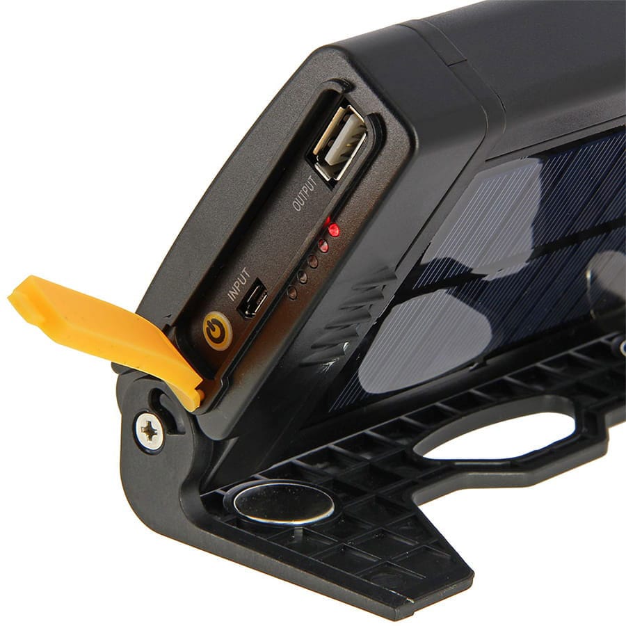 NGT 8000 mAh solar powerbank with 525 lumens LED light 