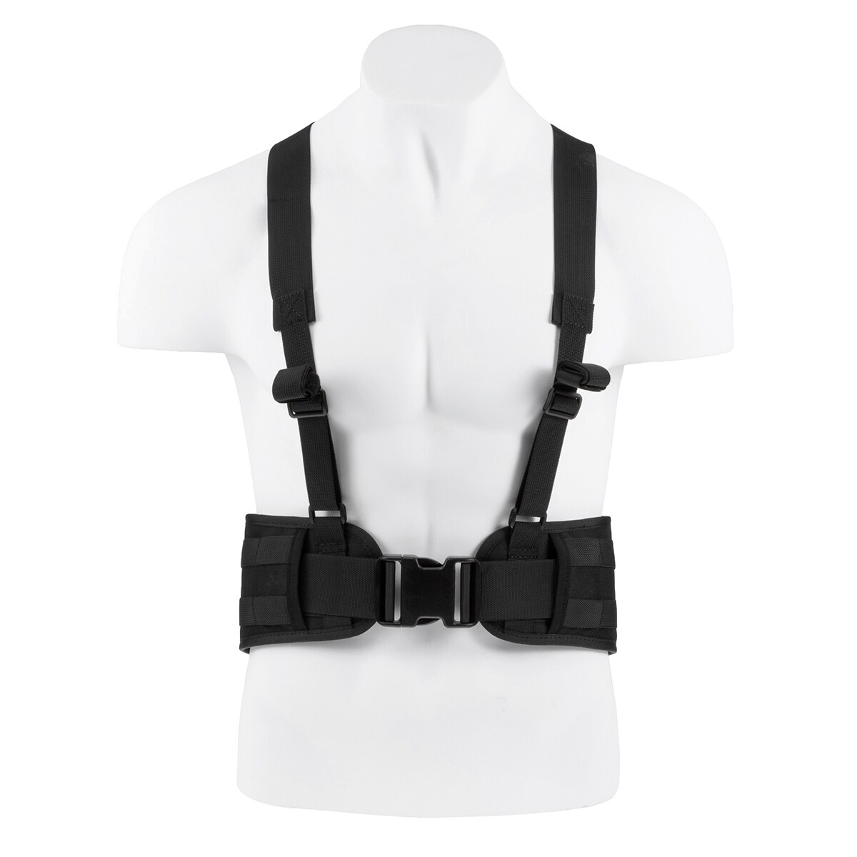 8Fields Tactical Belt with Suspenders - Black