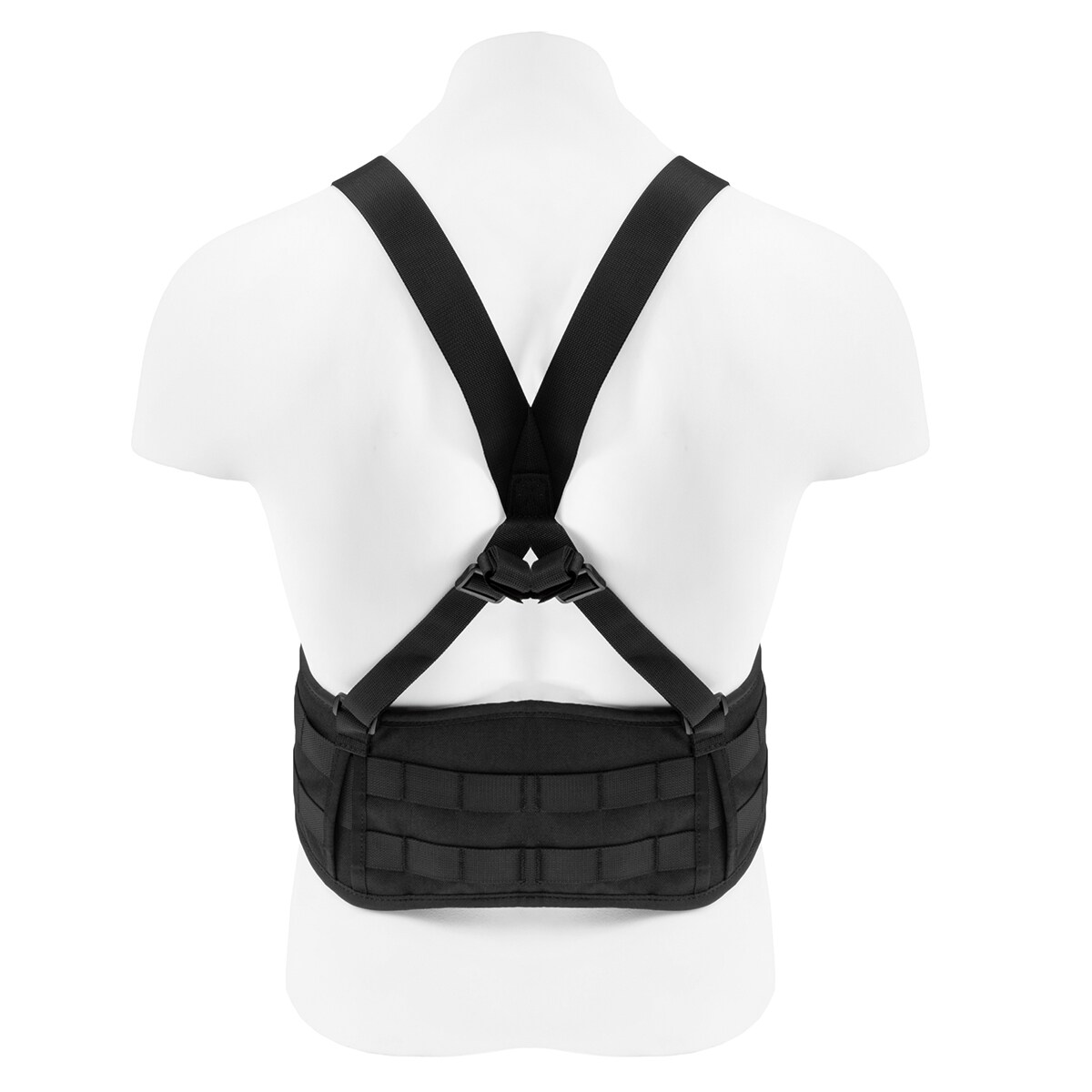 8Fields Tactical Belt with Suspenders - Black