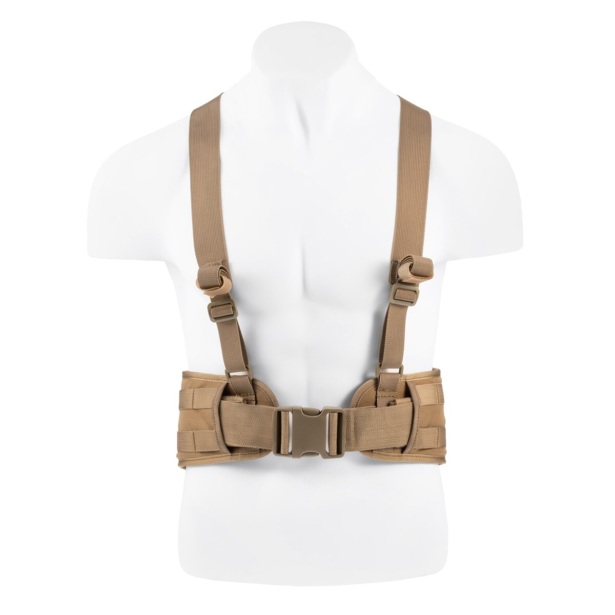 8Fields Tactical Belt with Suspenders - Coyote