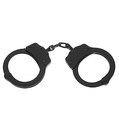 GS Double Lock Chain Handcuffs - Black