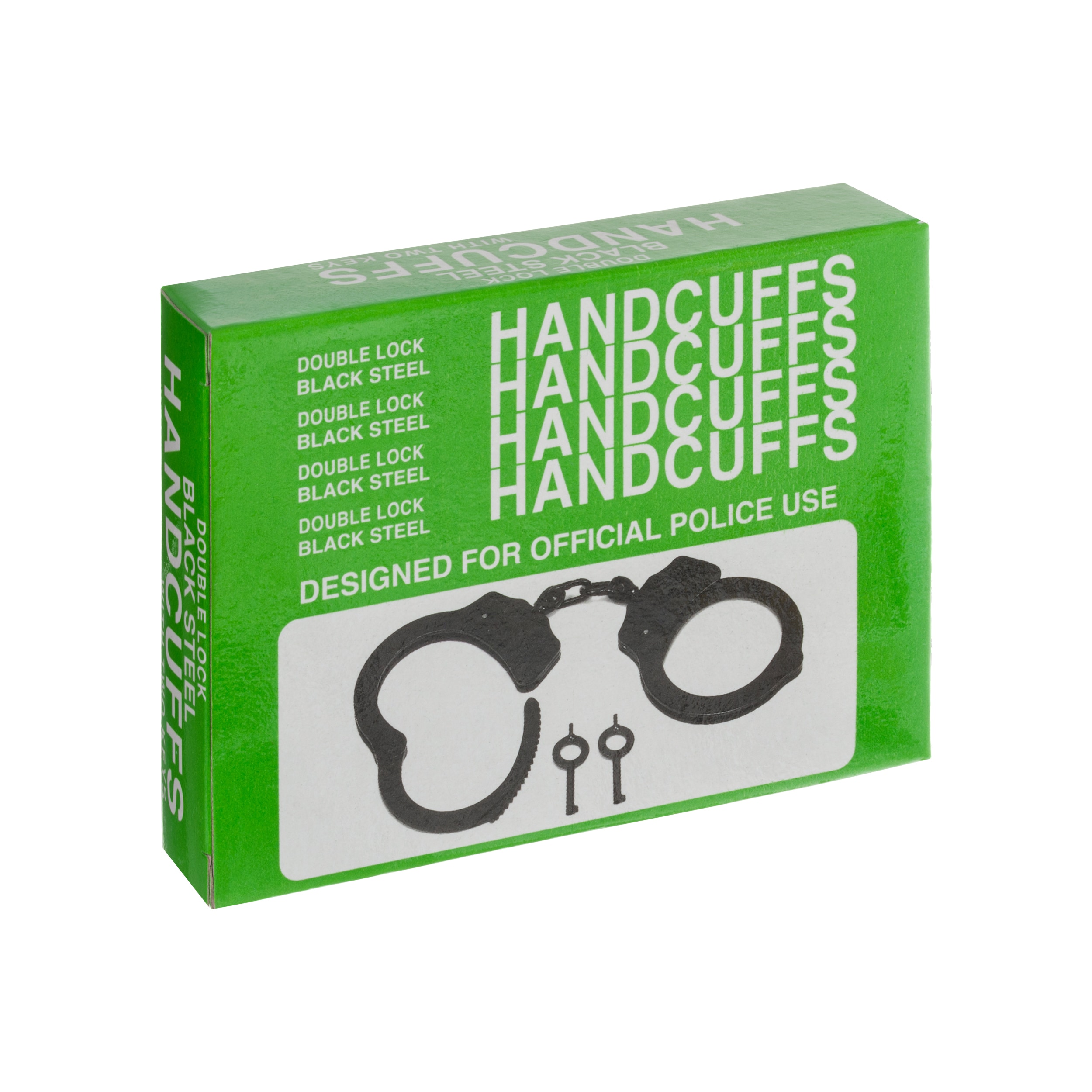 GS Double Lock Chain Handcuffs - Black