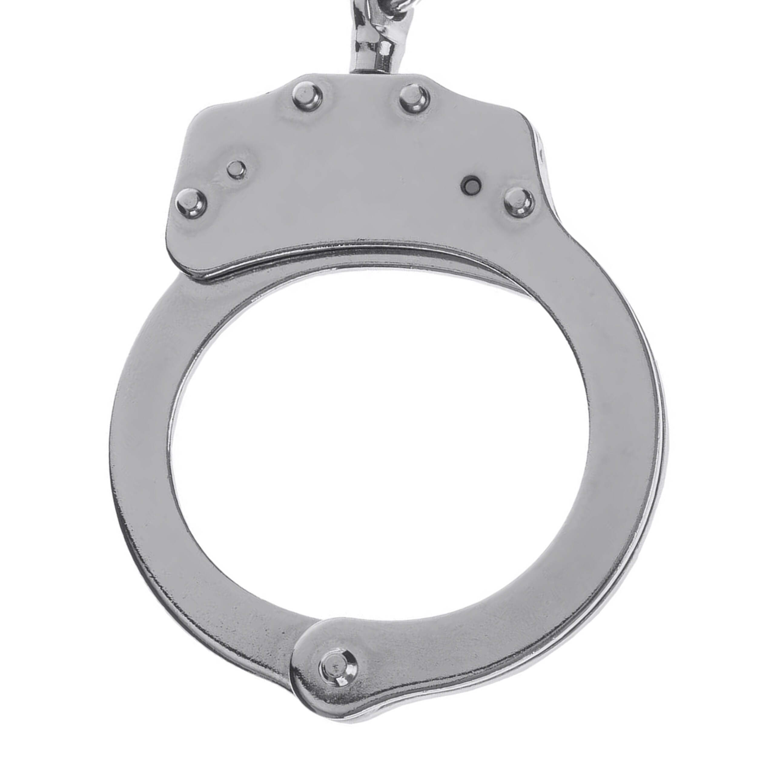 GS Double Lock Chain Handcuffs - Silver