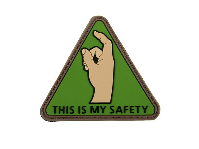 8Fields Safety PVC 1 Morale Patch