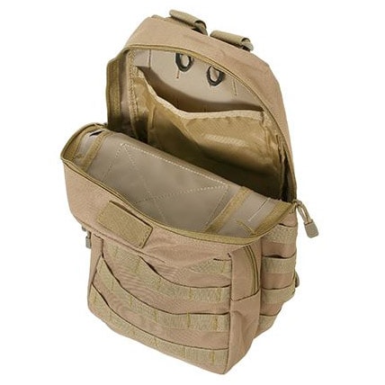 8Fields MOLLE Backpack for Hydration Bladder Coyote