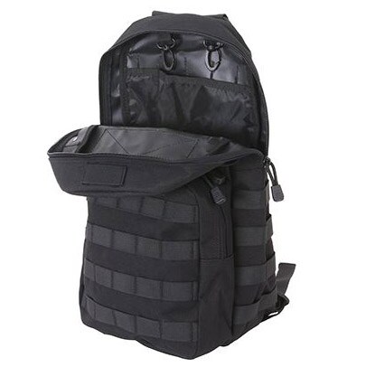 8Fields MOLLE Backpack for Hydration Bladder Black