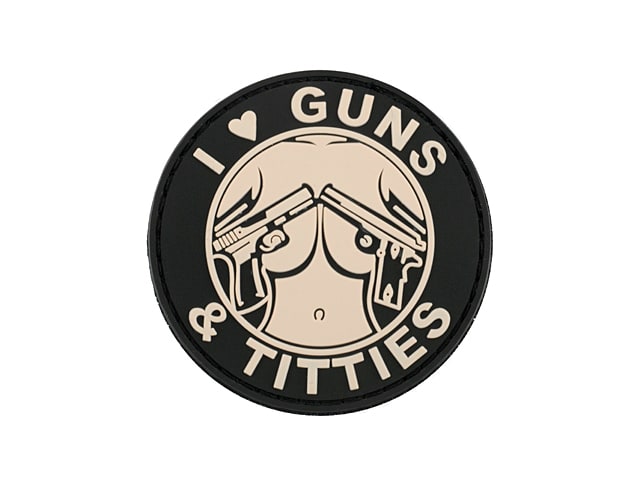 8Fields Guns & Titties PVC 2 Morale Patch