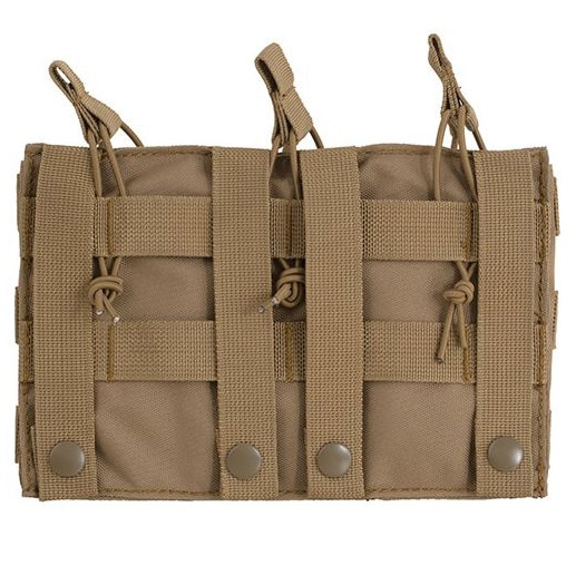 8Fields Triple Open Pouch for 5.56 mm magazines coyote