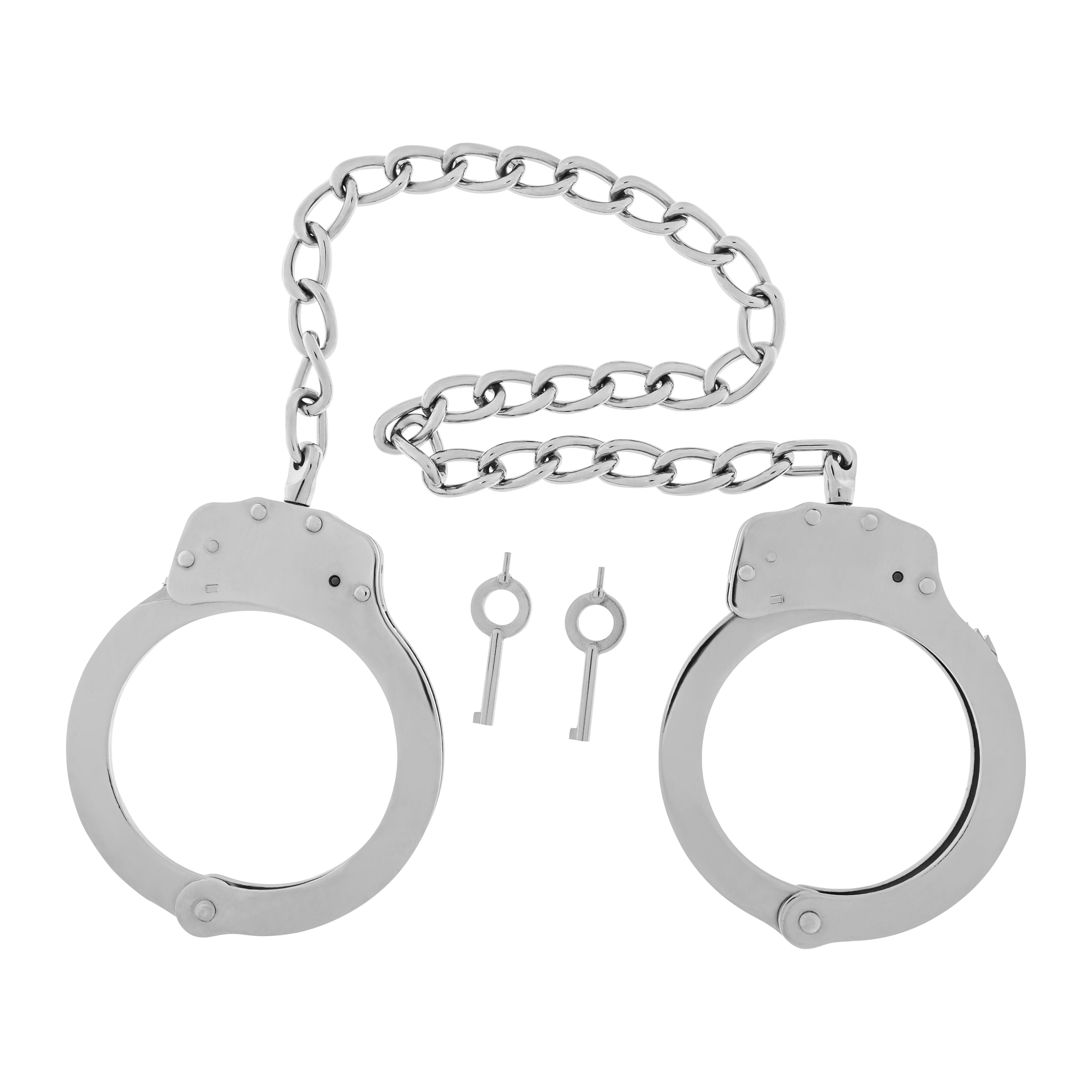 GS nickel plated chain legcuffs