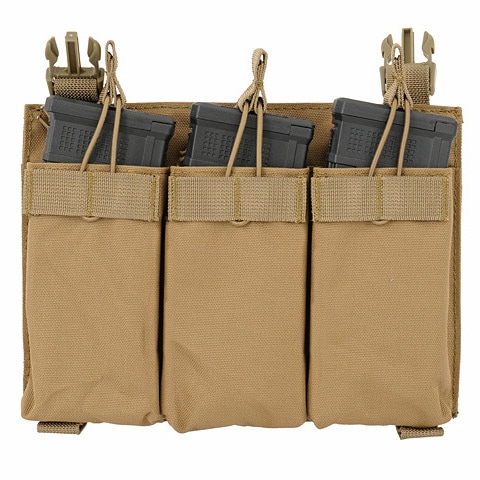 8Fields Buckle Up triple pouch for large magazines - coyote