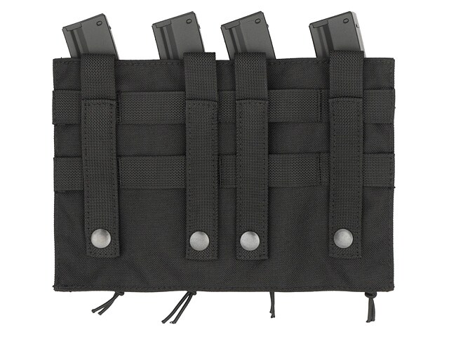 8Fields Pouch for four SMG magazines Black