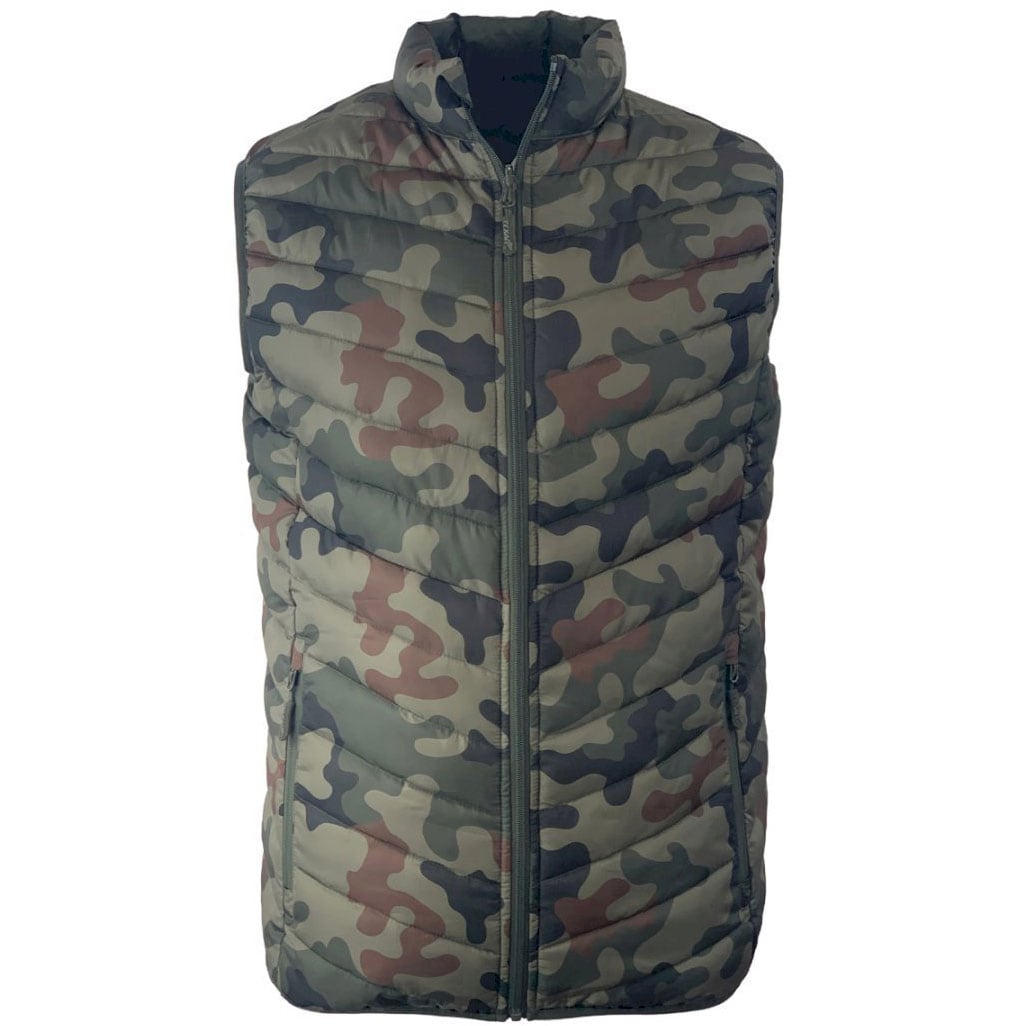 Texar Reverse sleeveless jacket - Olive/PL Camo