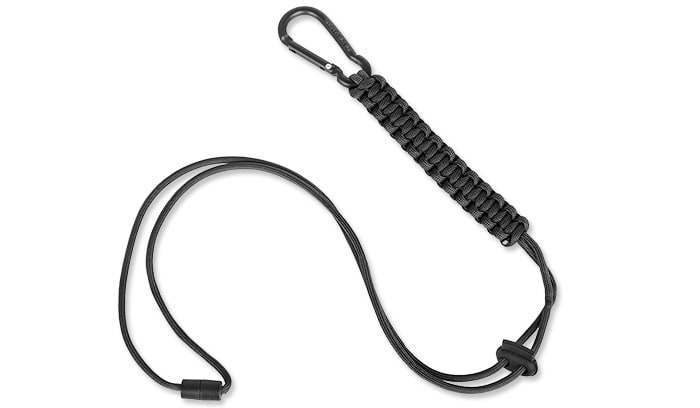 Mil-Tec Paracord Lanyard- czarny