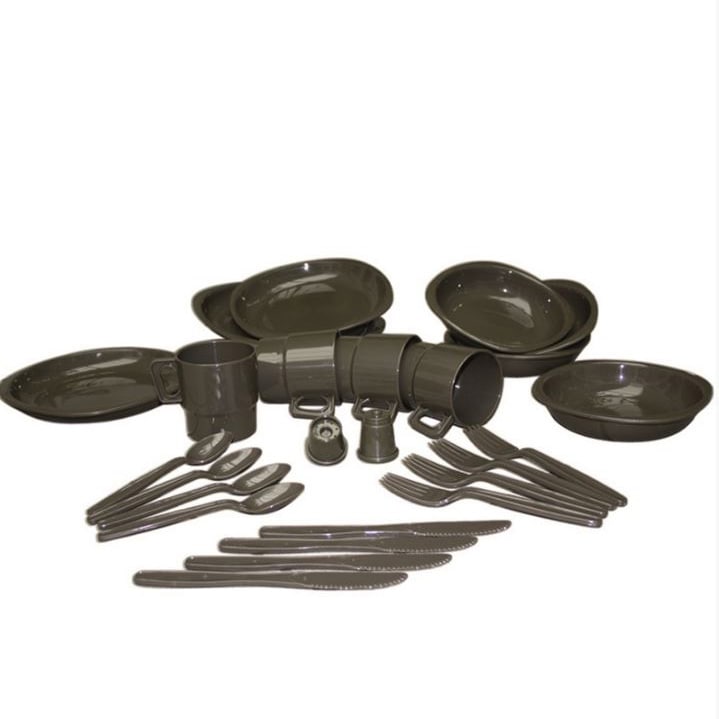 Mil-Tec Camping cookware set 26 pcs. - Olive