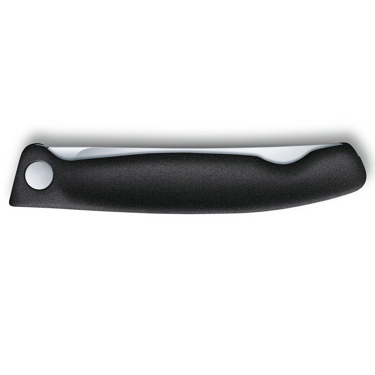 Victorinox Plain Edge Rounded Tip Kitchen Knife - Black