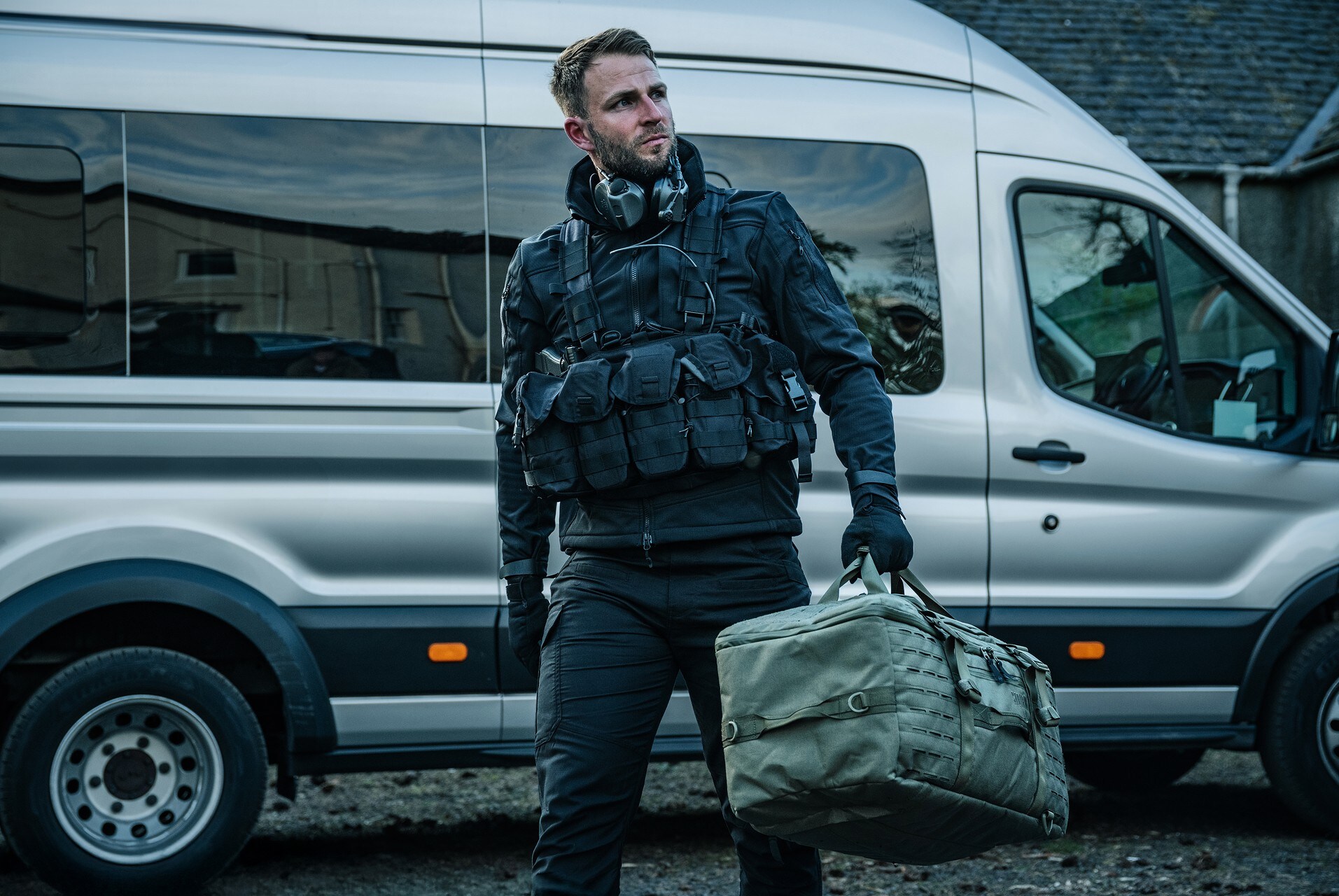 Helikon Guardian Tactical Vest Chest Rig - Black