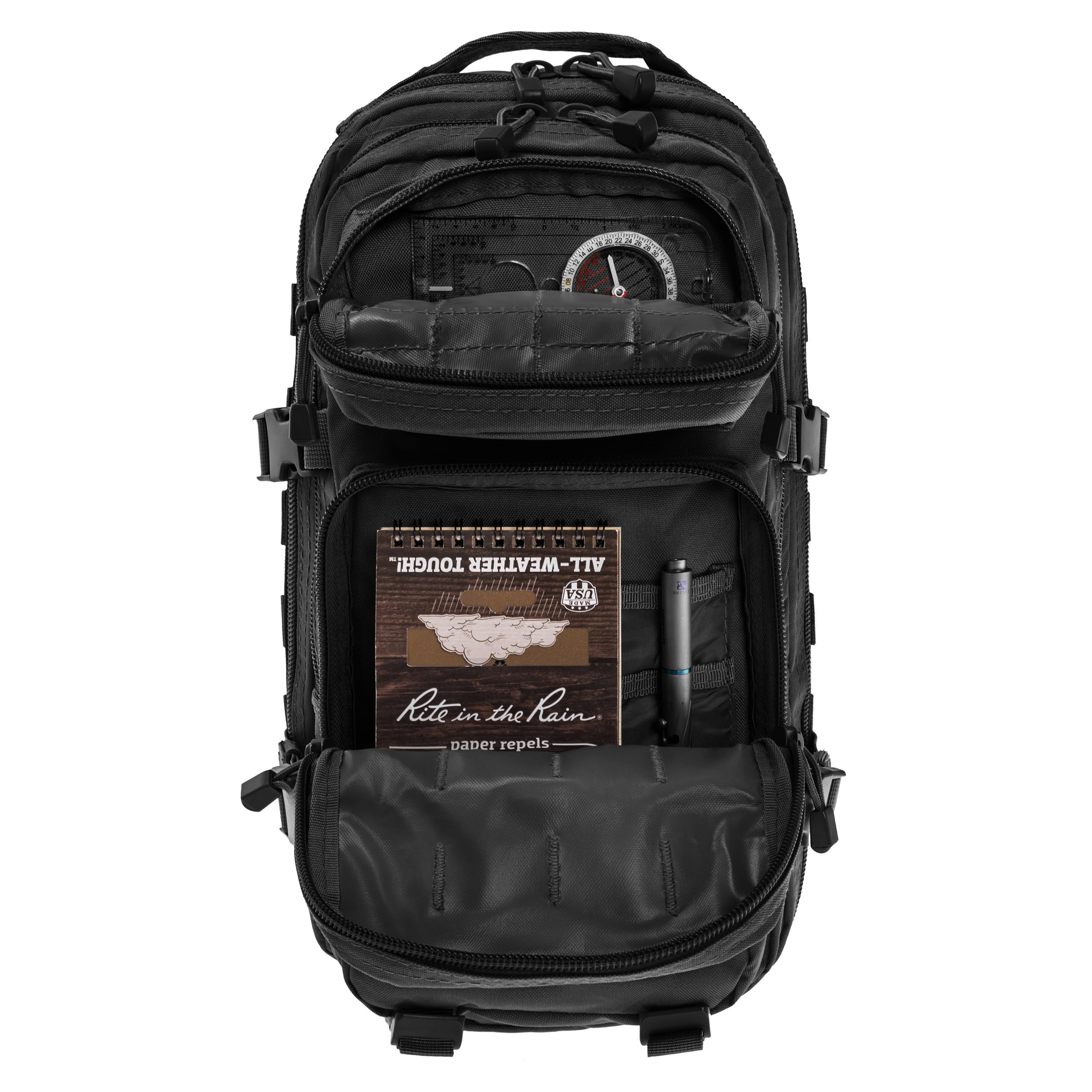 Mil-Tec Small Assault Pack Backpack 20 l - Black