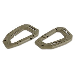 Mil-Tec Tactical Molle Carabiner - green 2 pcs.