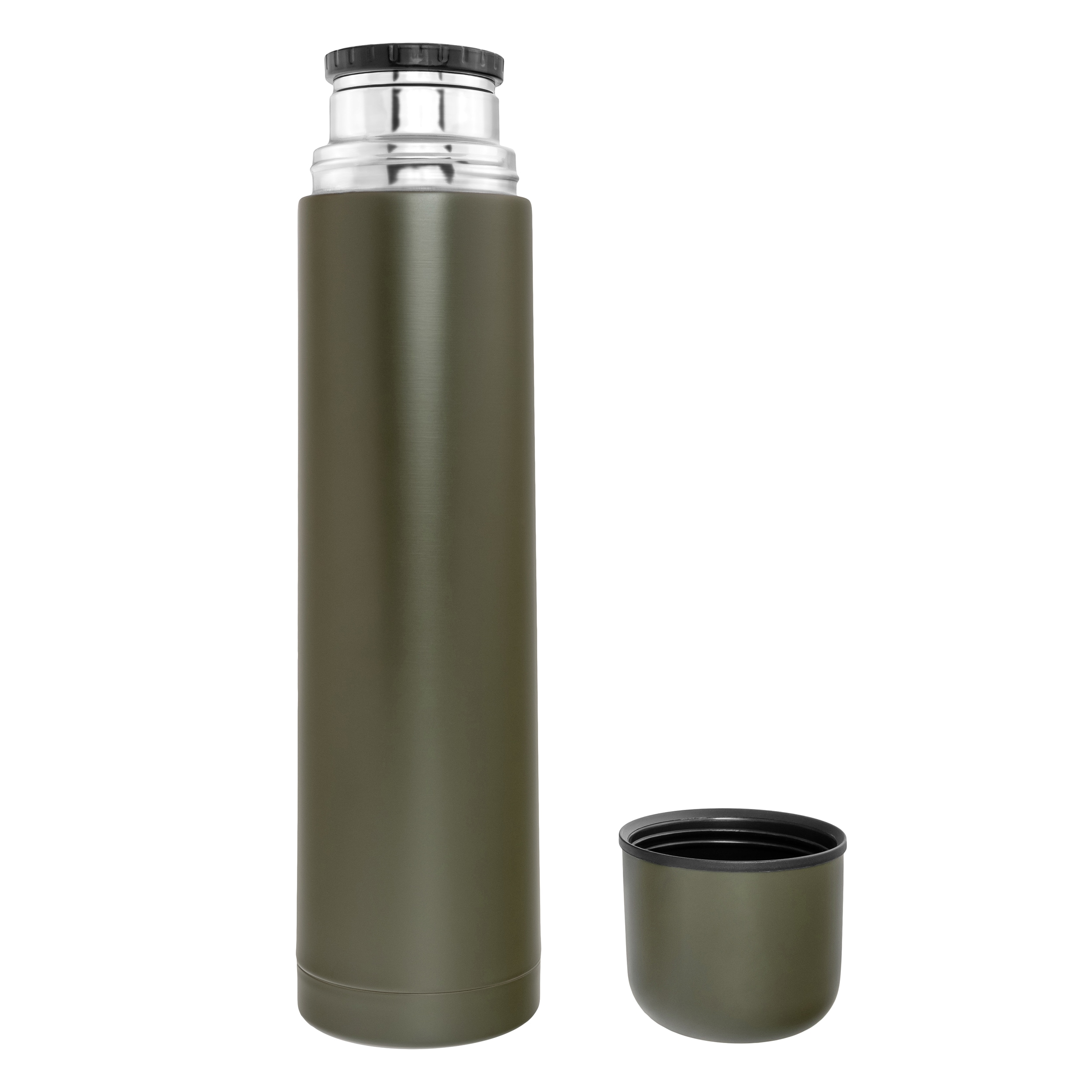 Mil-Tec Stainless Steel Vacuum Flask 1 l - Olive