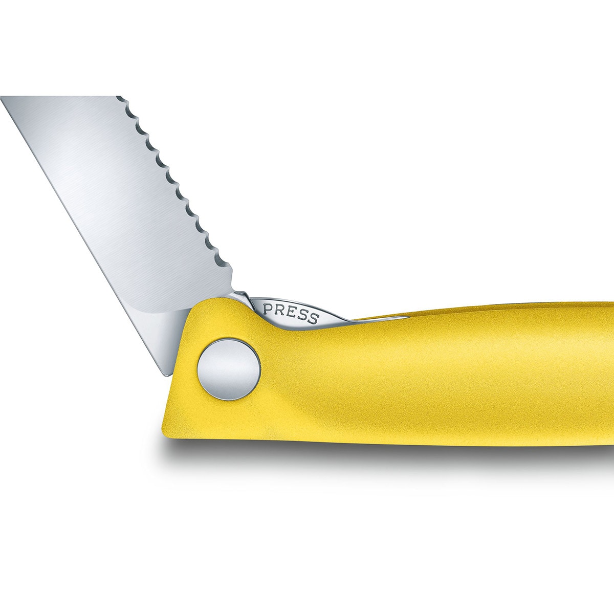 Victorinox Yellow Round Tip Foldable Kitchen Knife