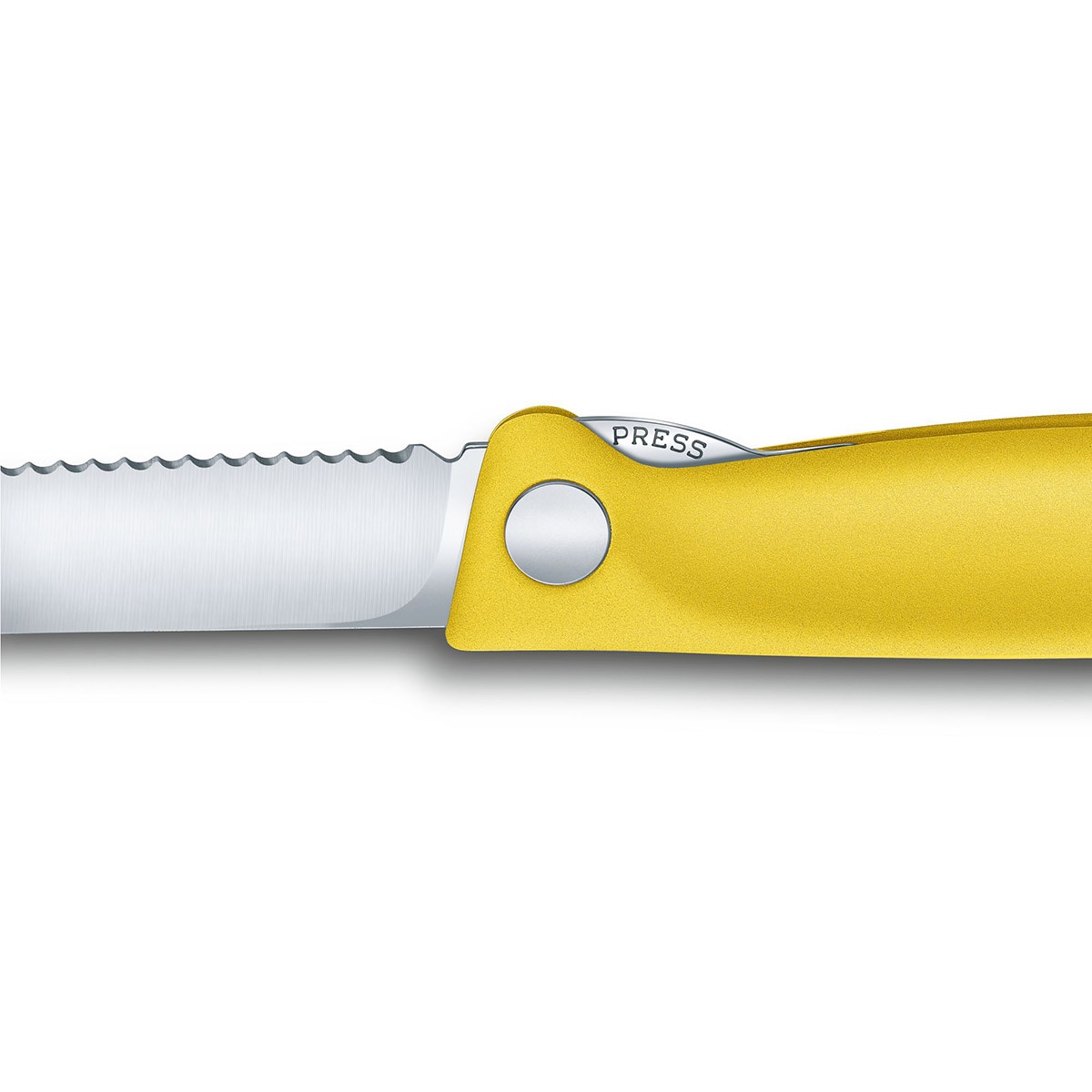 Victorinox Yellow Round Tip Foldable Kitchen Knife