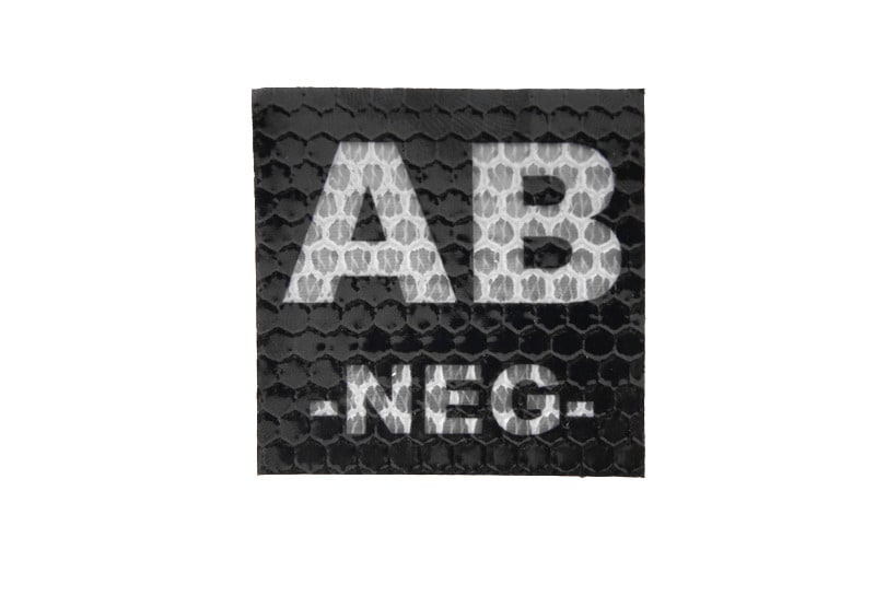 Combat-ID IR Blood Type Patch AB NEG