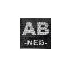 Combat-ID IR Blood Type Patch AB NEG