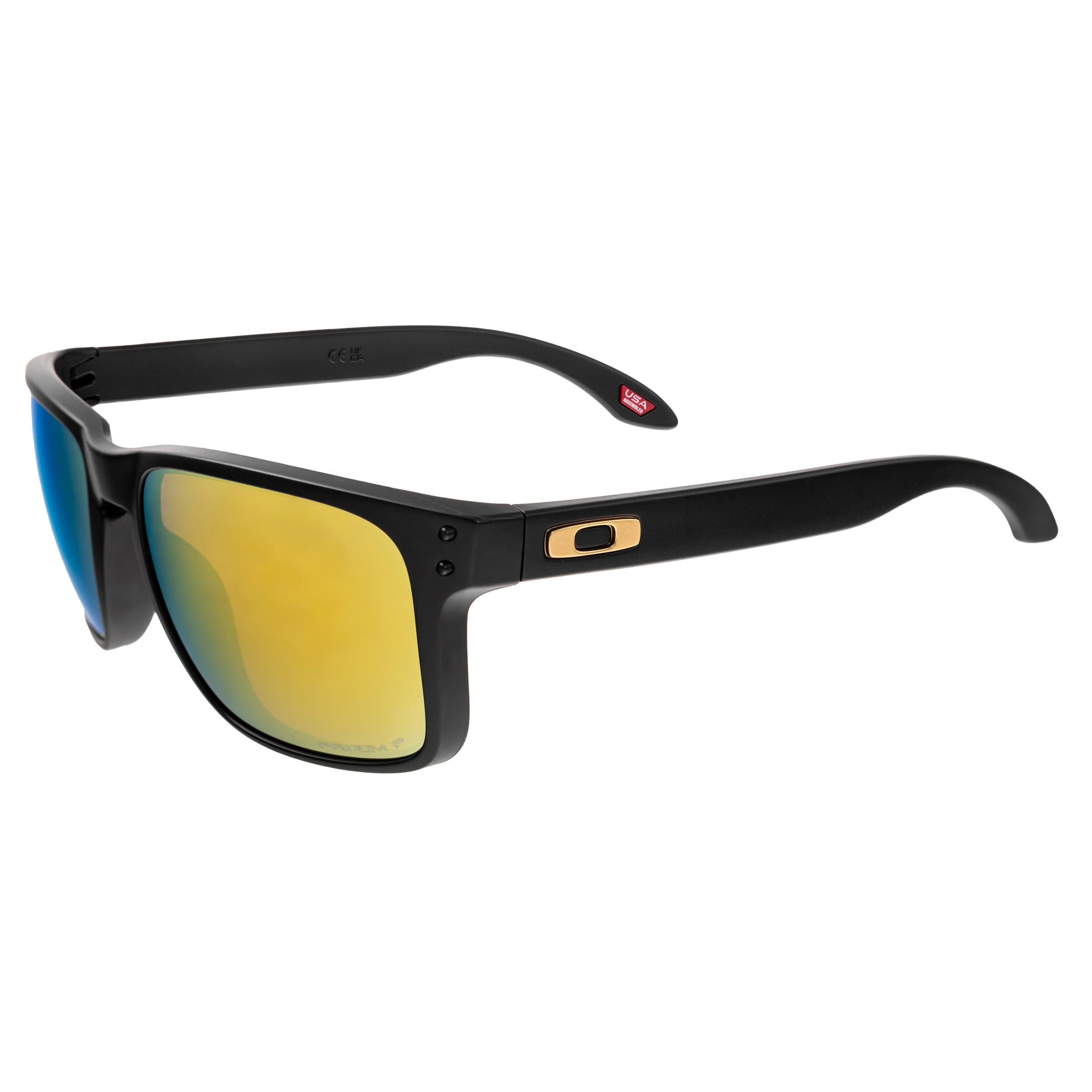 Oakley Holbrook XL Sunglasses - Matte Black Frame/Prizm 24K Polarized Lenses