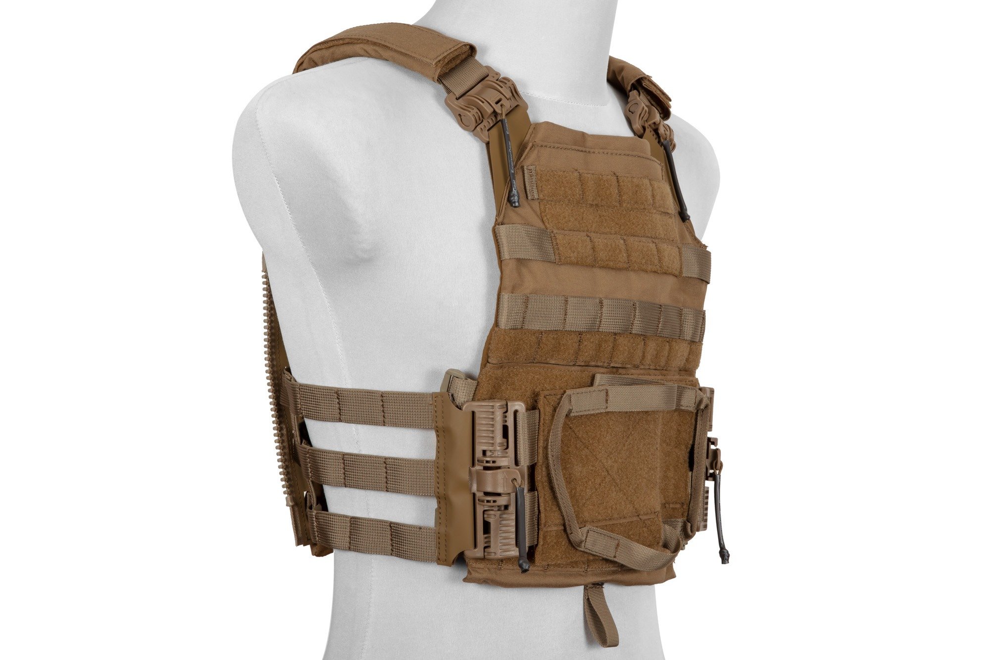 BlueLabel Quick Release Jump Plate Carrier Tactical Vest 2.0 - Coyote Brown