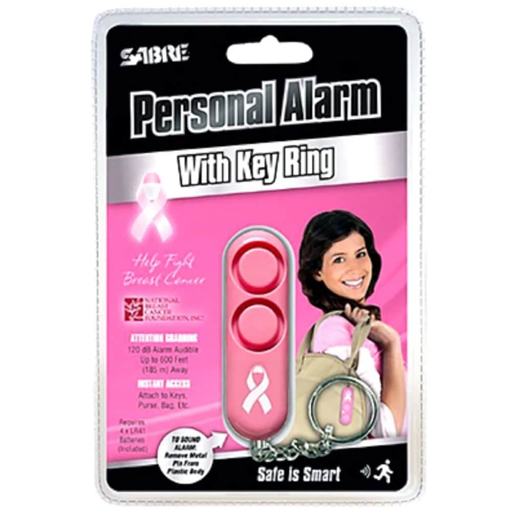 Sabre BBCF-01 Pink personal alarm