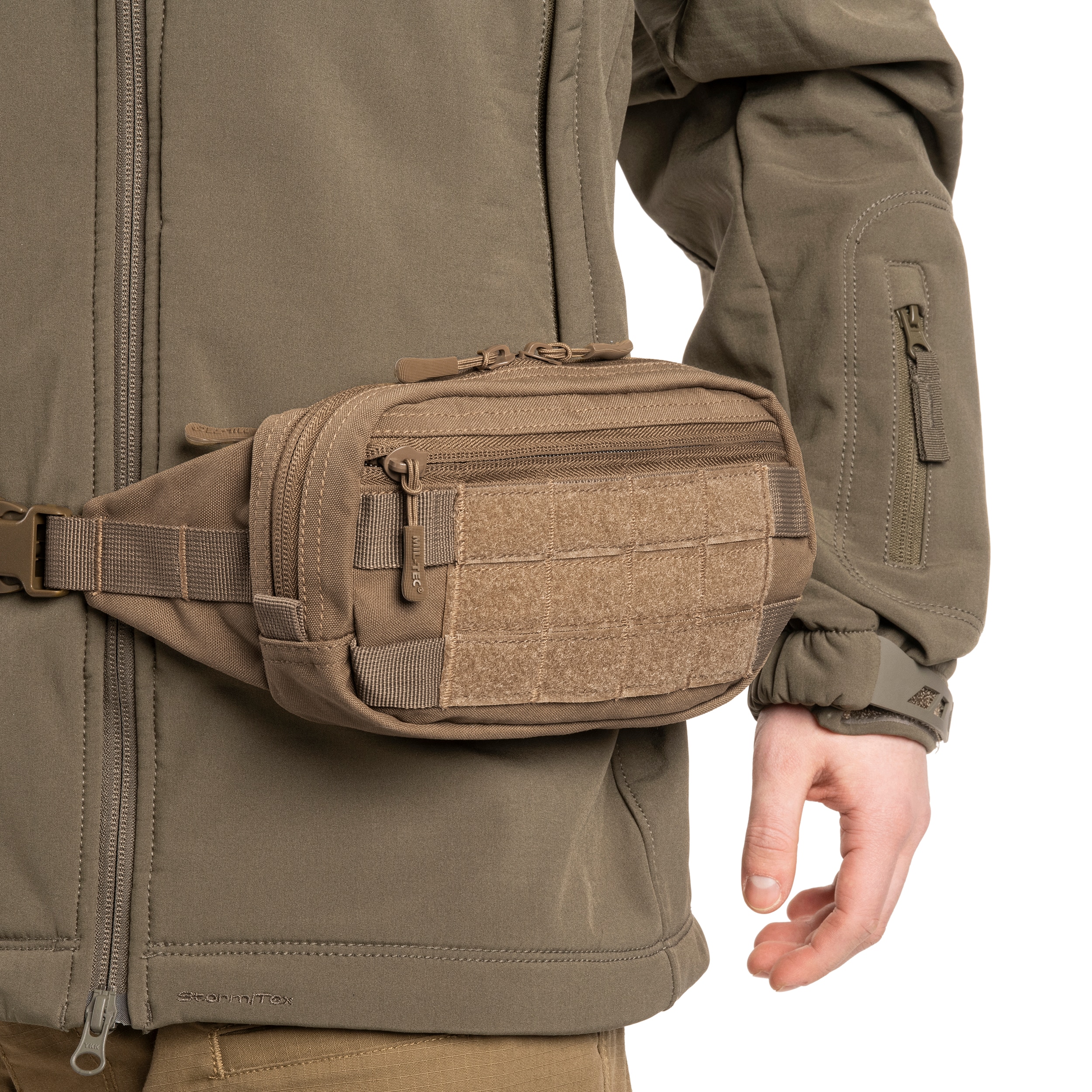 Mil-Tec Fanny Pack MOLLE Waist Bag - Coyote
