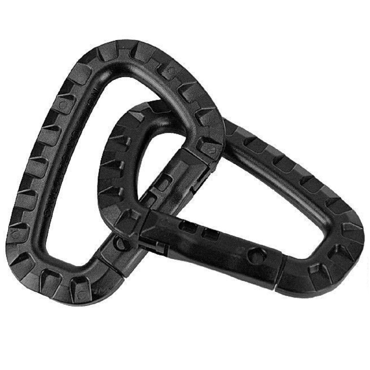 Mil-Tec Carabiner Black - 2 pcs.