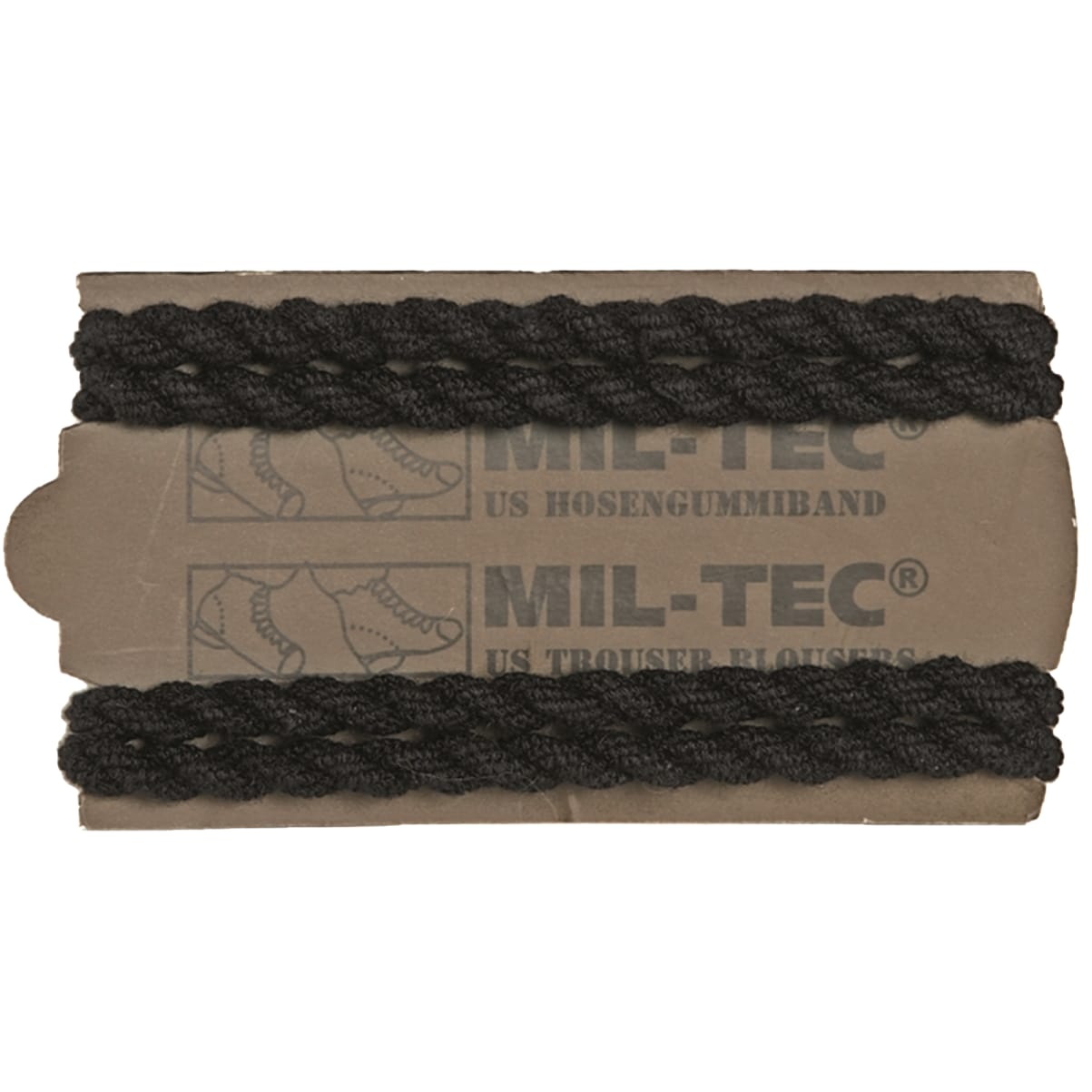 Mil-Tec Elastic Pant Leg Bands - 4pcs. - Black