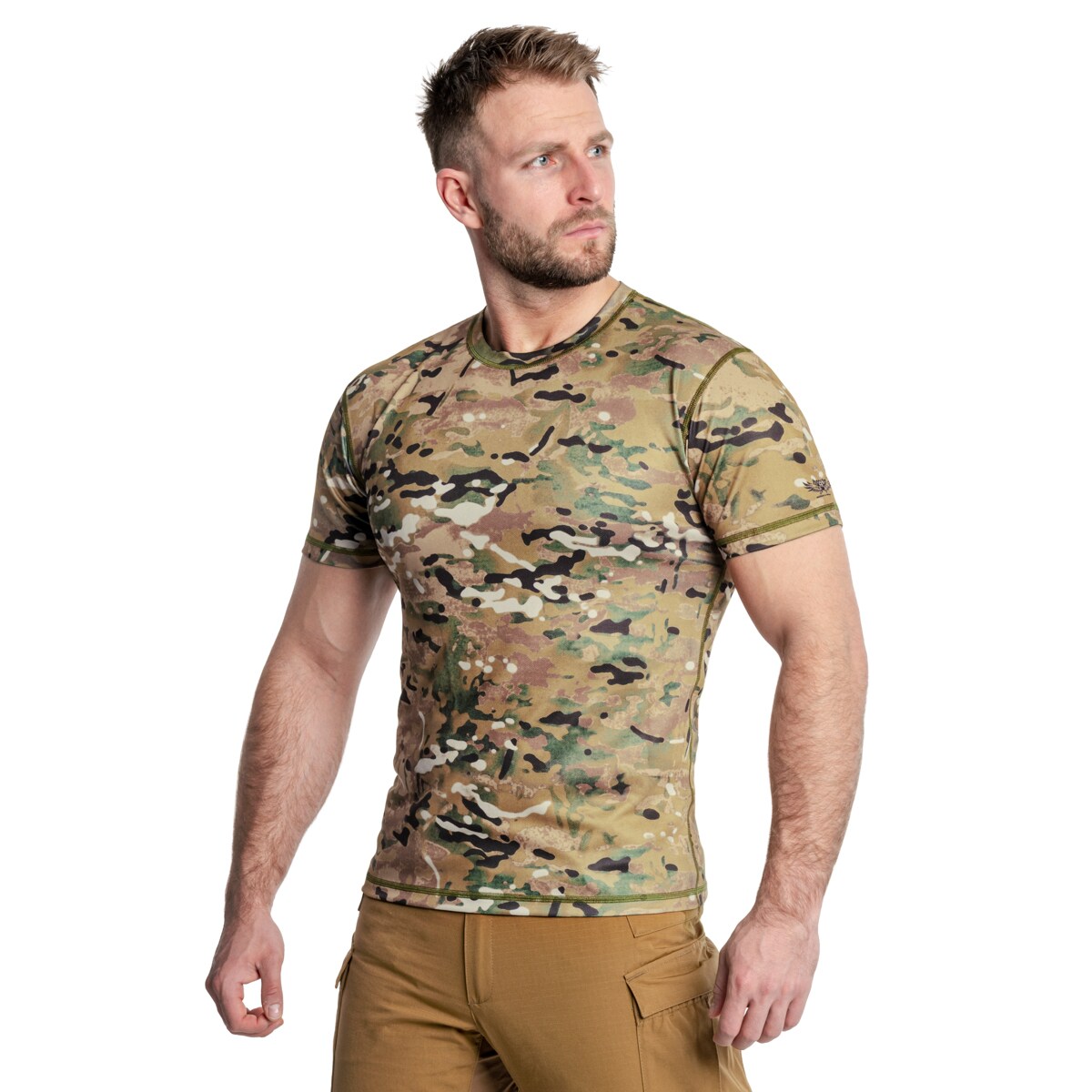 Thermo-active T-shirt Haasta Coolmax - Arid MC Camo