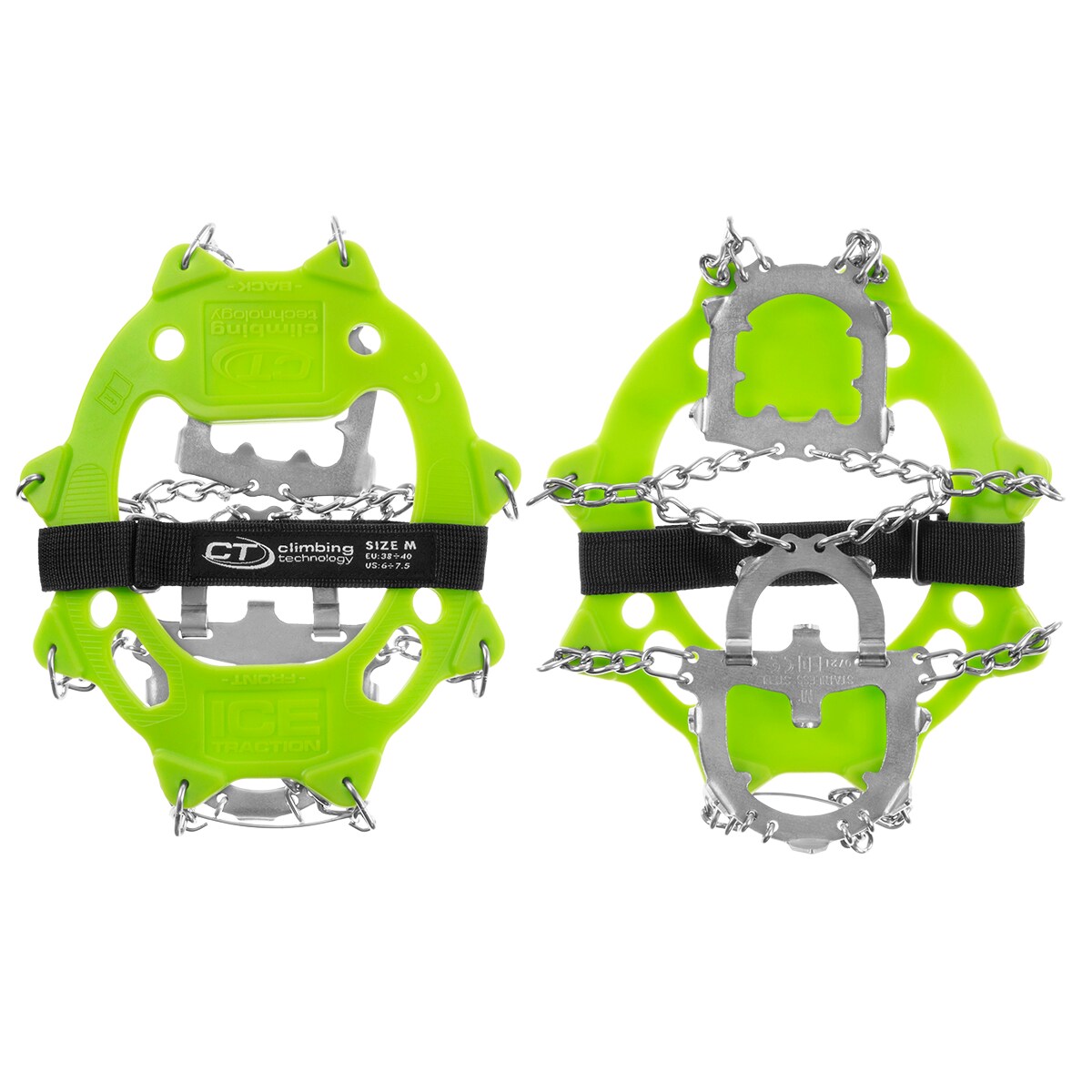 Climbing Technology Ice Traction Plus M (38-40) crampons - green