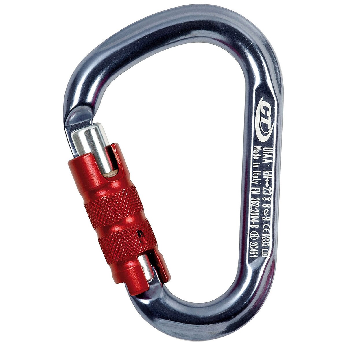 Climbing Technology Snappy CF TG Triplex Climbing Carabiner - Titanium