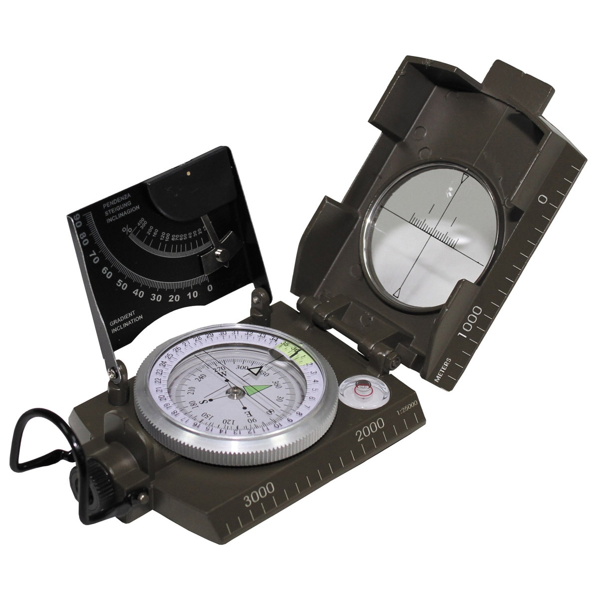 MFH IT Metal Prismatic Compass