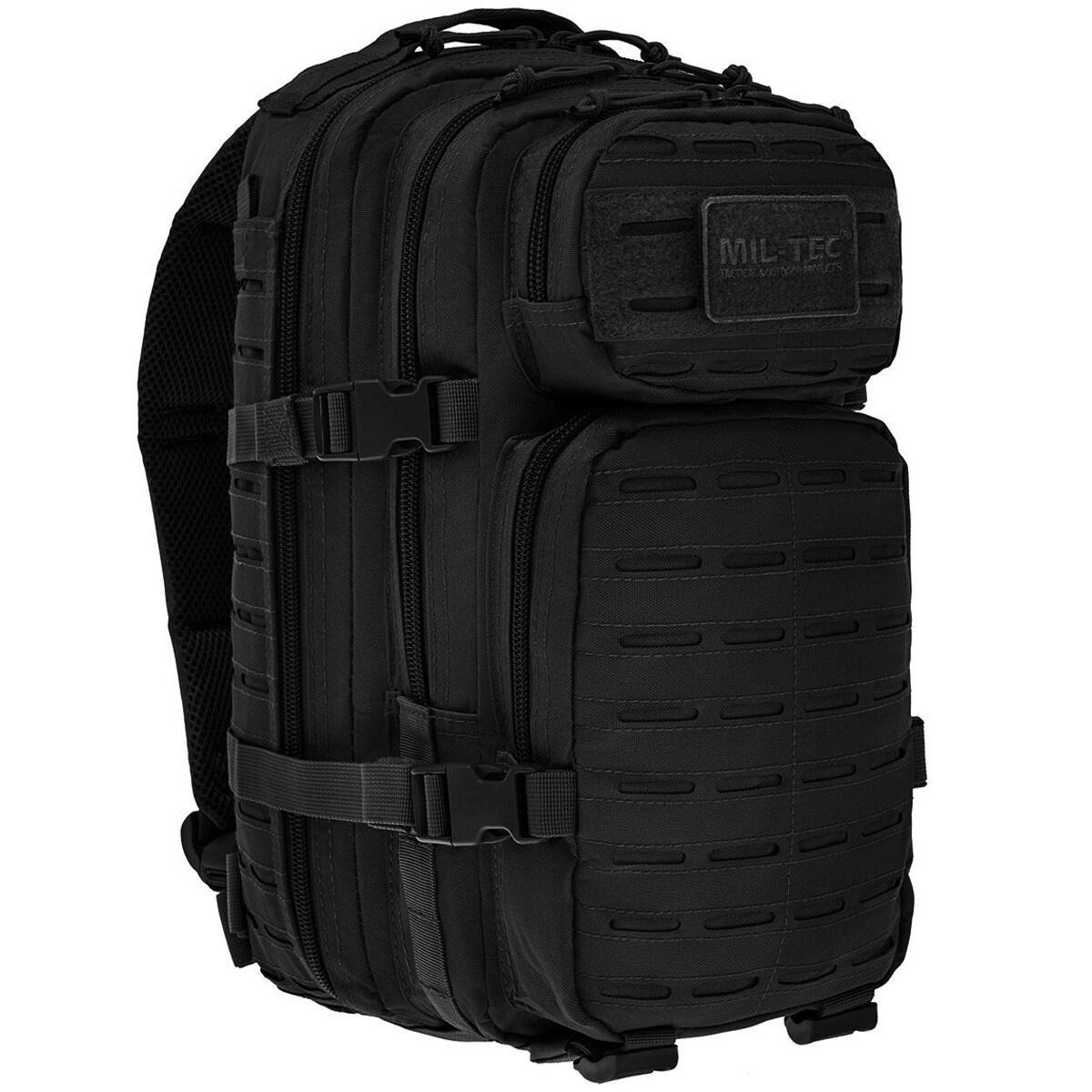 Mil-Tec Assault Pack Laser Cut Small Backpack 20 l - Black