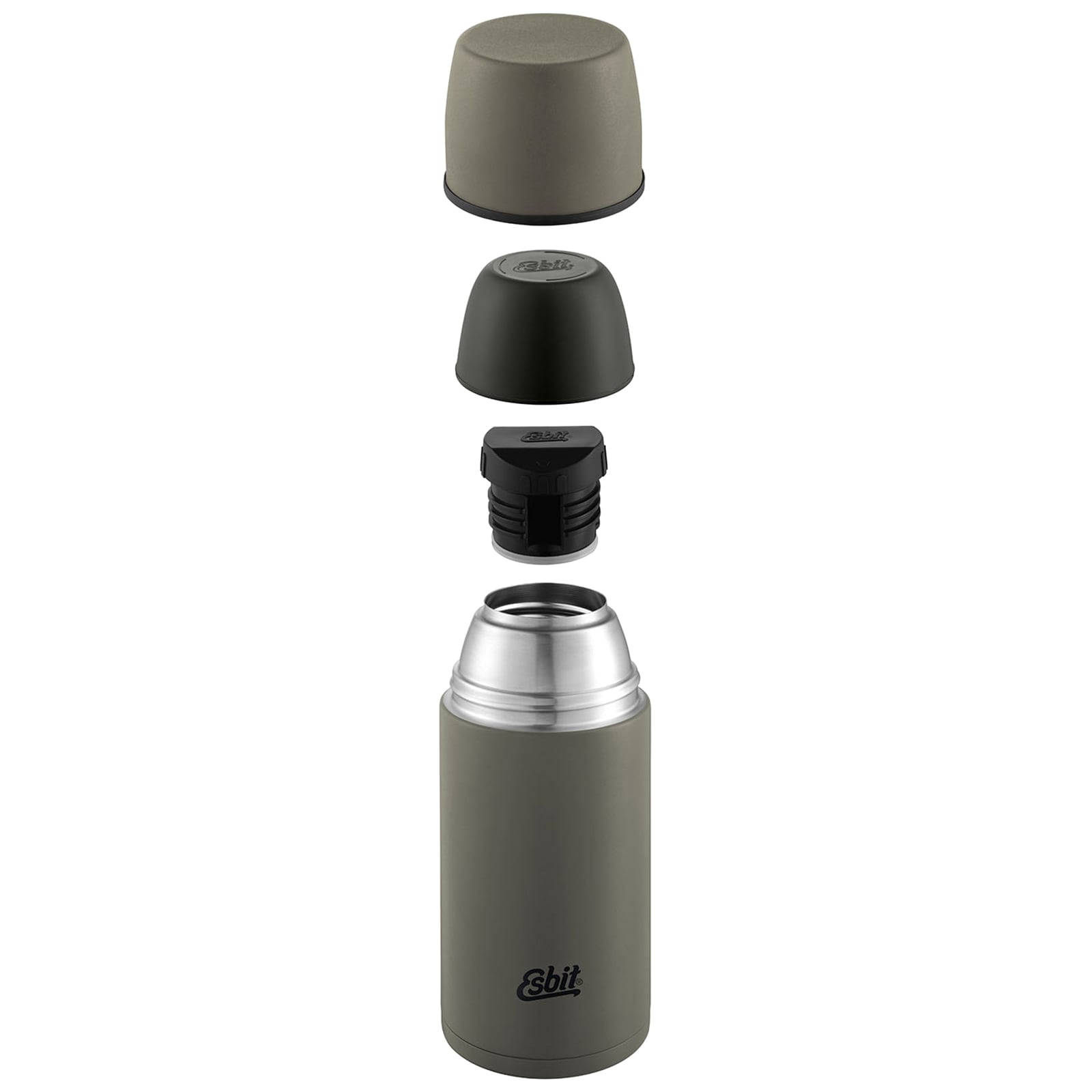 Esbit Vacuum Flask 0.75 l - Olive Green