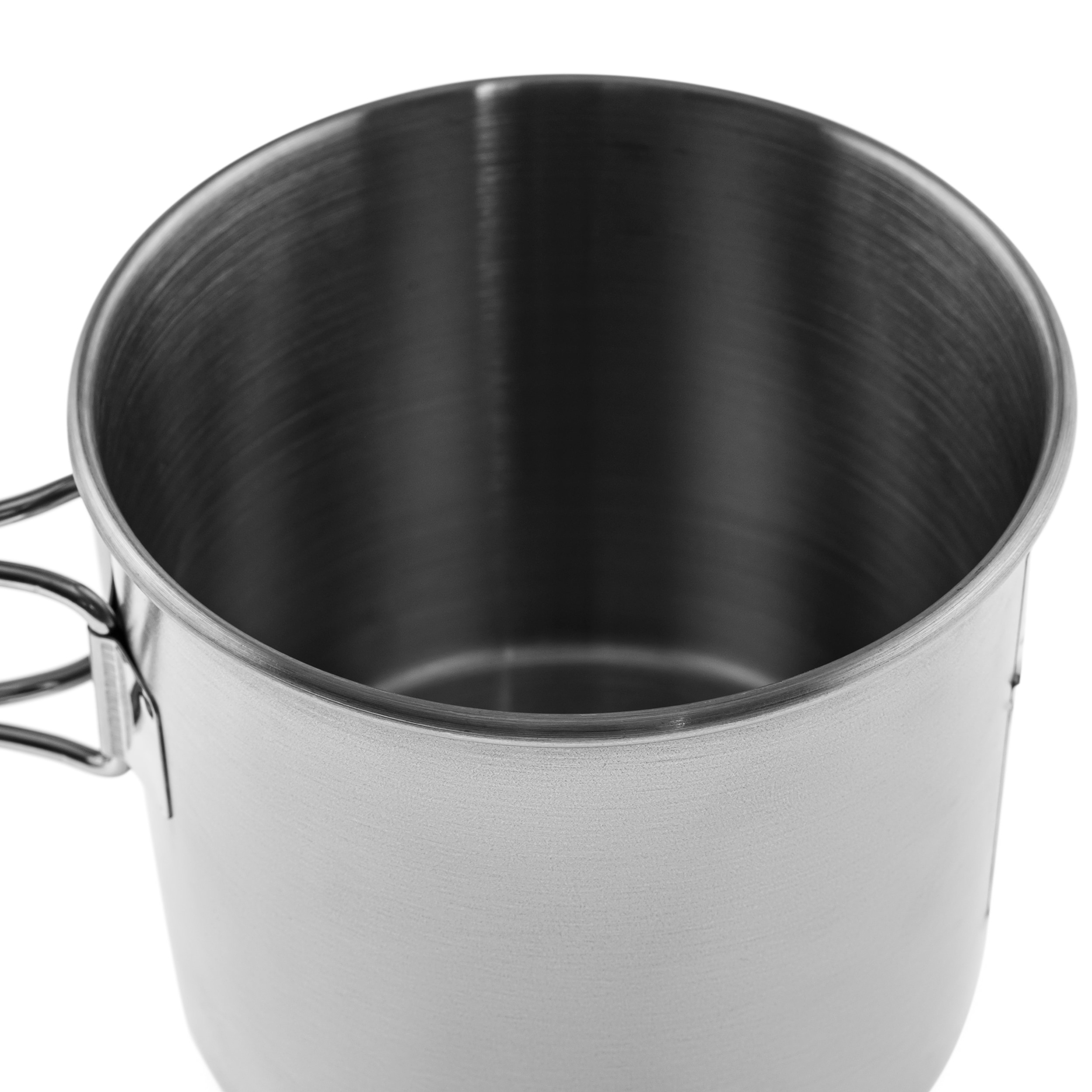 Mil-Tec 600 ml Steel mug with folding handle