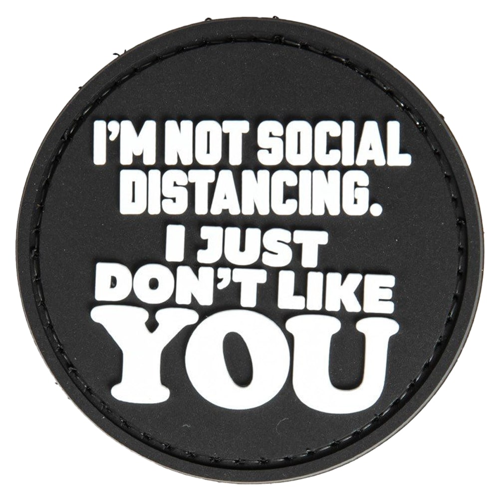 GFC PVC 3D Patch Tactical Just Don't Like You - black