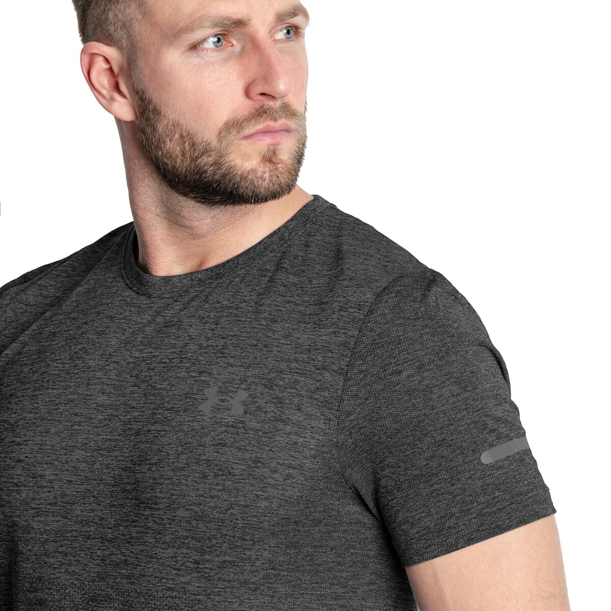 Under Armour Seamless Stride Short Sleeve Thermo T-shirt - Black/Reflective