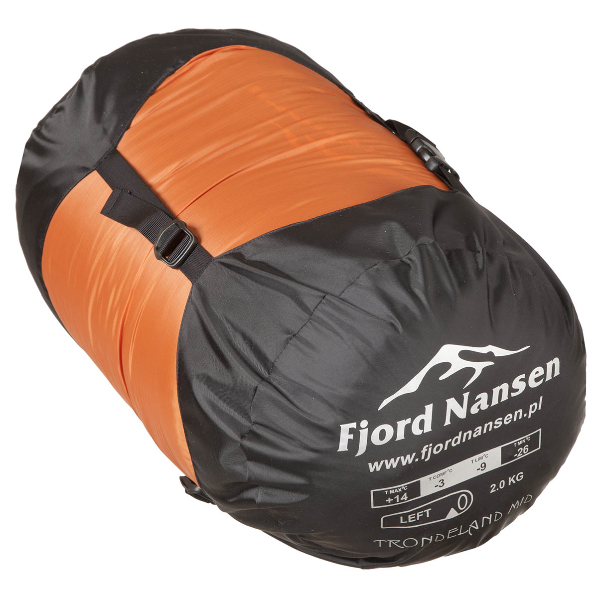 Fjord Nansen Trondeland MID Carnelian 2000 g sleeping bag - right